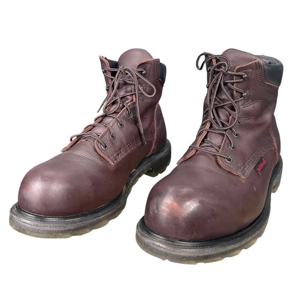 Red Wing 2406 Supersole 2.0 Brown Steel Toe Work Boot Size 11.5 E2